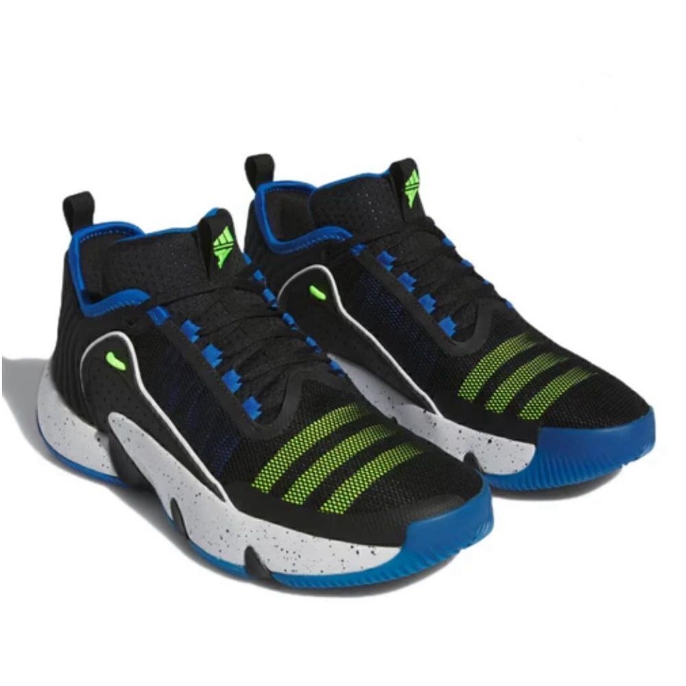 New! Adidas Trae Unlimited Black Blue Basketball Shoes Women’s Sneaker Sz 8/11